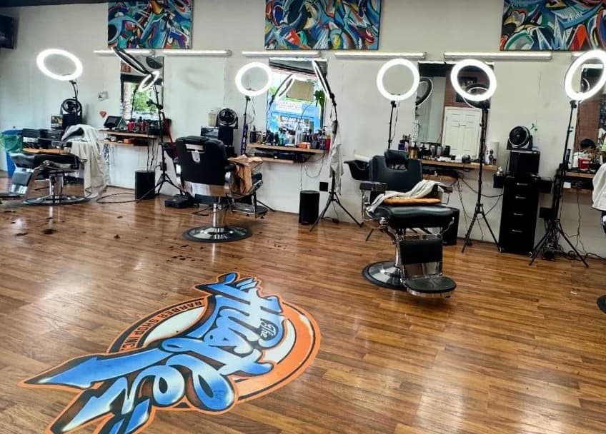Astoria Queens barber shop professional haircut services and interior