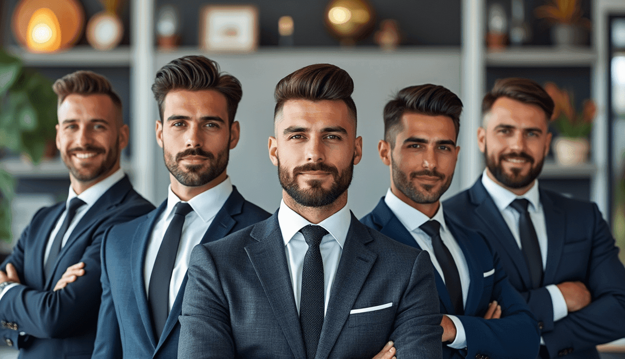 Professional haircuts for business executives at Therapeutic Cuts barbershop in Queens NYC