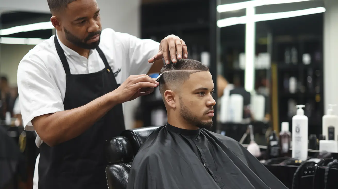 Best haircuts for oval face men Queens NYC